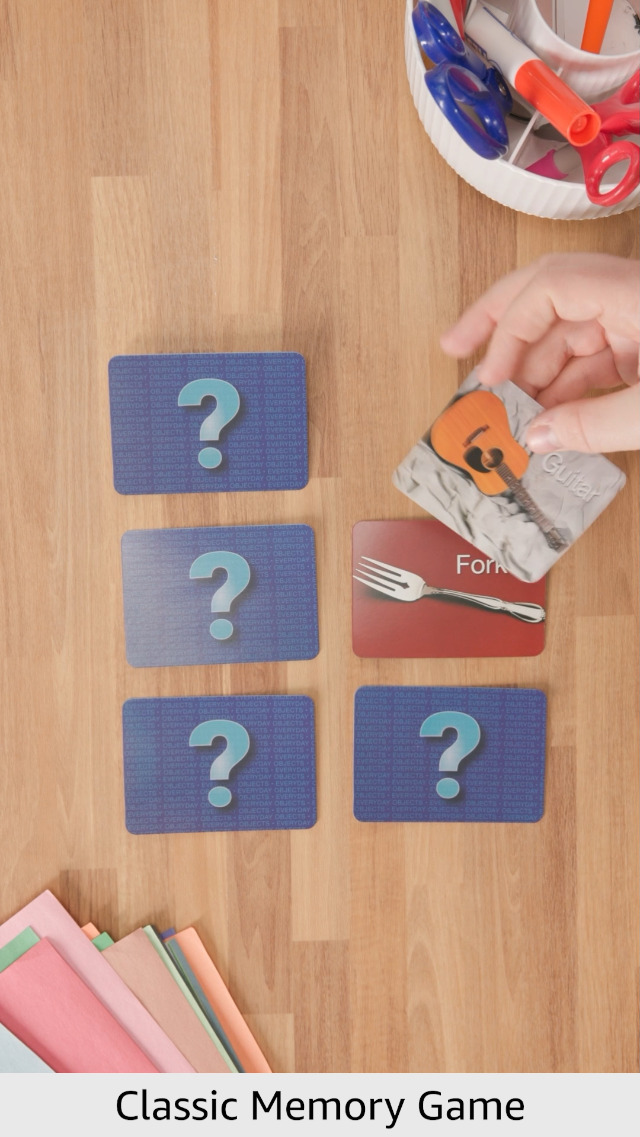 Everyday Objects Picture Memory Cards Stages Learning Picture Memory ...