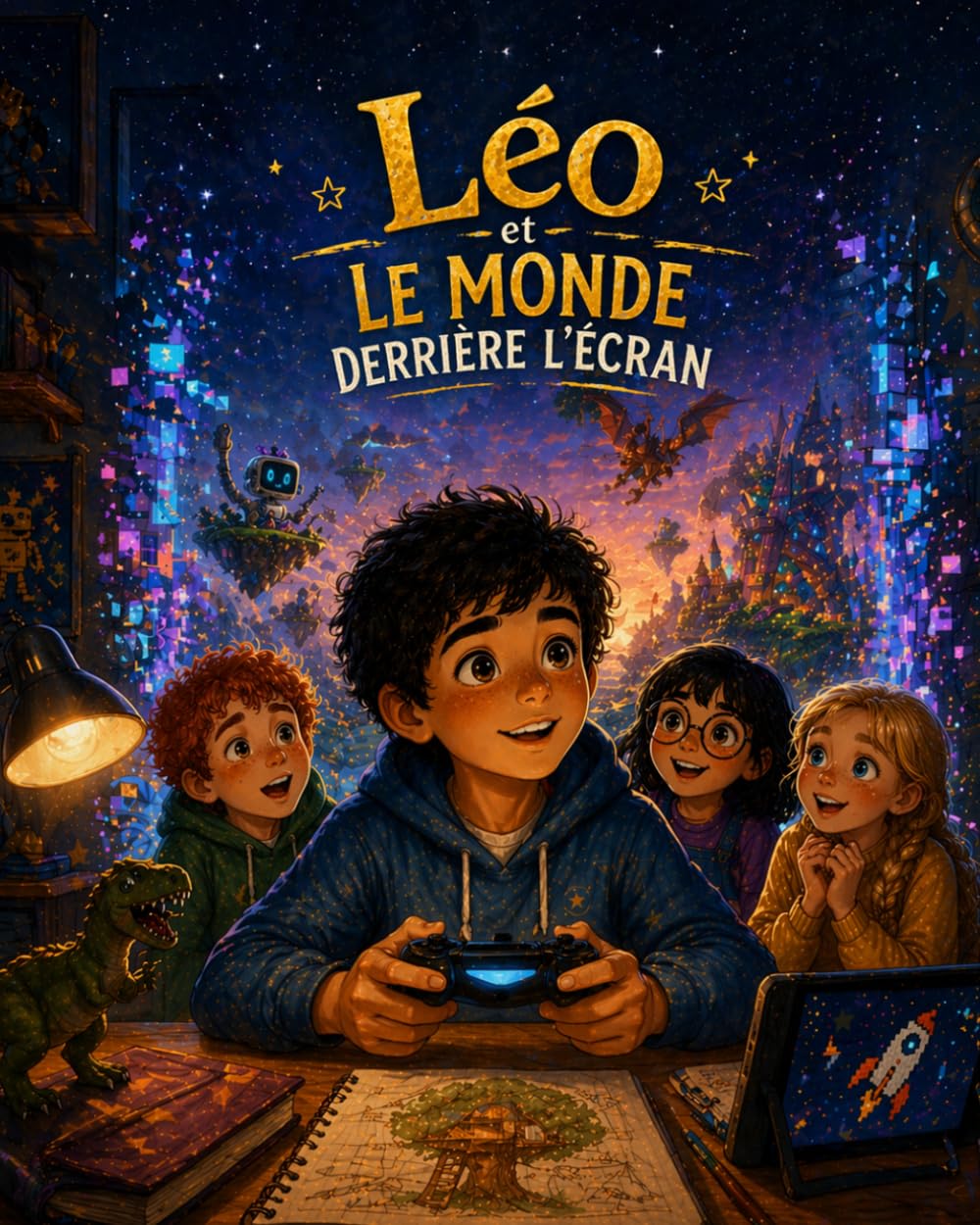 Léo et le monde derrière l’écran: Une aventure illustrée pour apprendre à mieux gérer les écrans