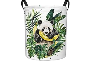 Panda Banana Laundry Basket, Kid Room Laundry Organizer