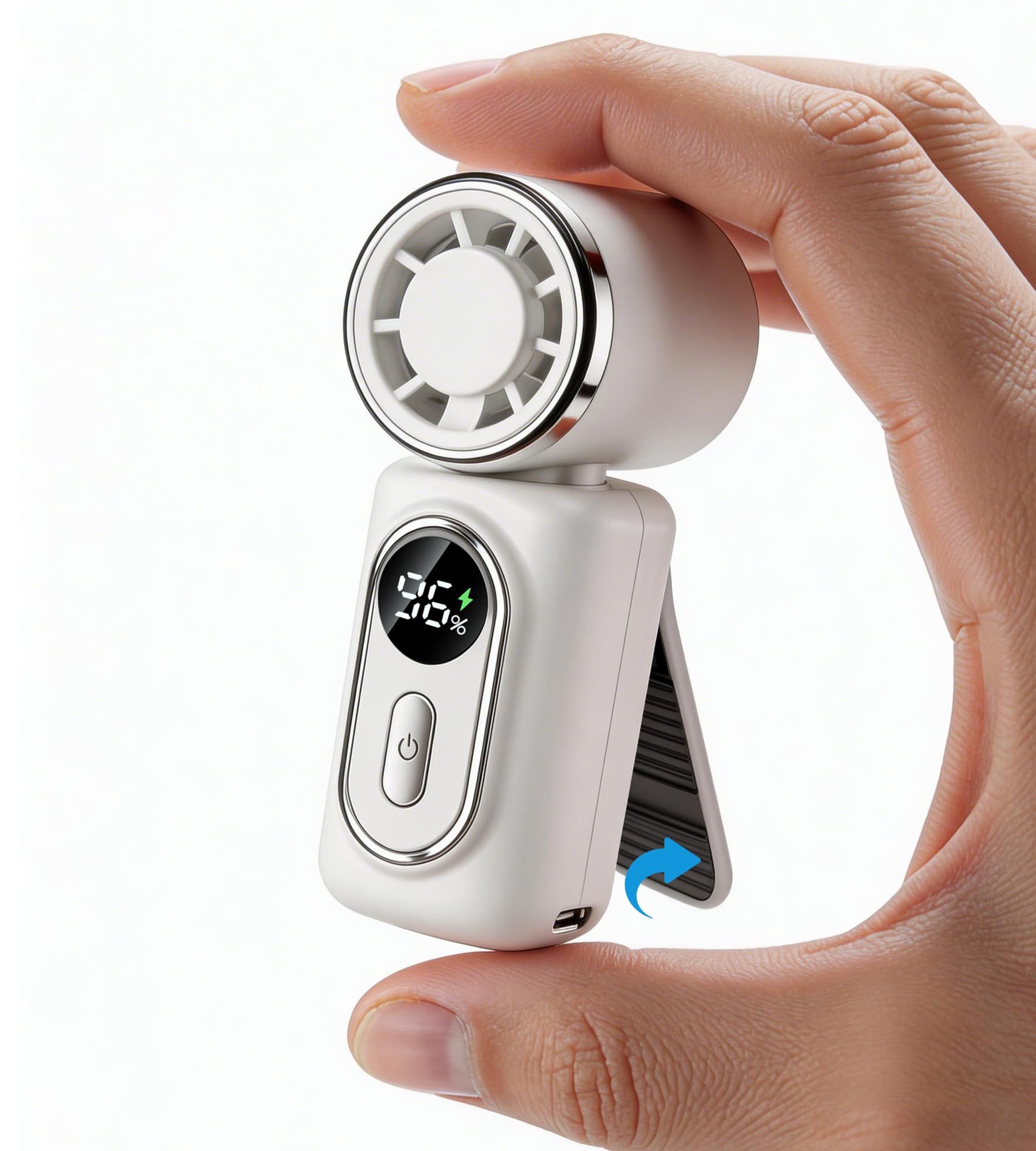 Photo 1 of Kelaien Portable Rechargeable Handheld Fan with Clamp