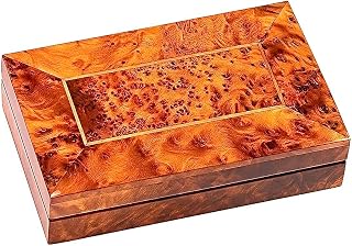 Hand Carved Wooden Multipurpose Keepsake Jewelry Decorative Art Box Storage Organizer (Large wood Box,Antique) (LARGE 2)