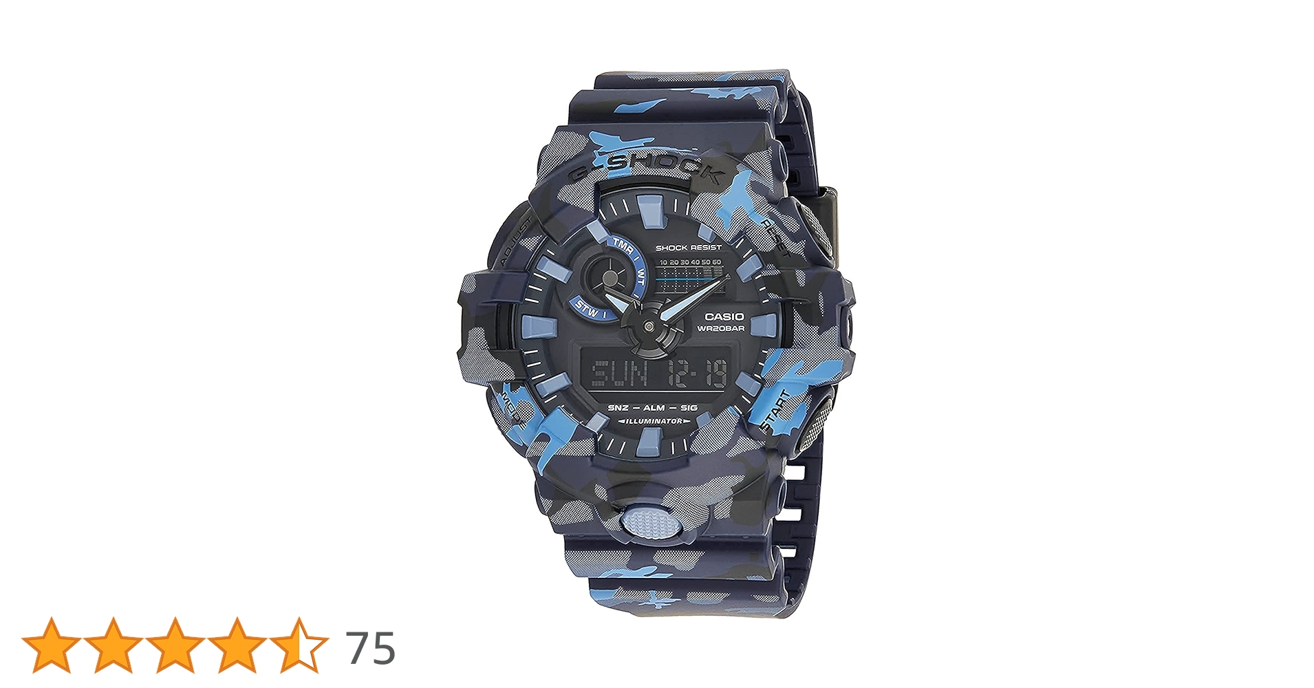 Casio G-Shock Analog-Digital Blue Dial Men's Watch-GA-700CM