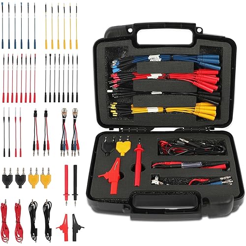 48PCS Automotive Circuit Test Leads Kit Electrical Breakout Leads Automotive Kit Multi Function Auto Diagnostic Tools Multimeter Test Leads Kit