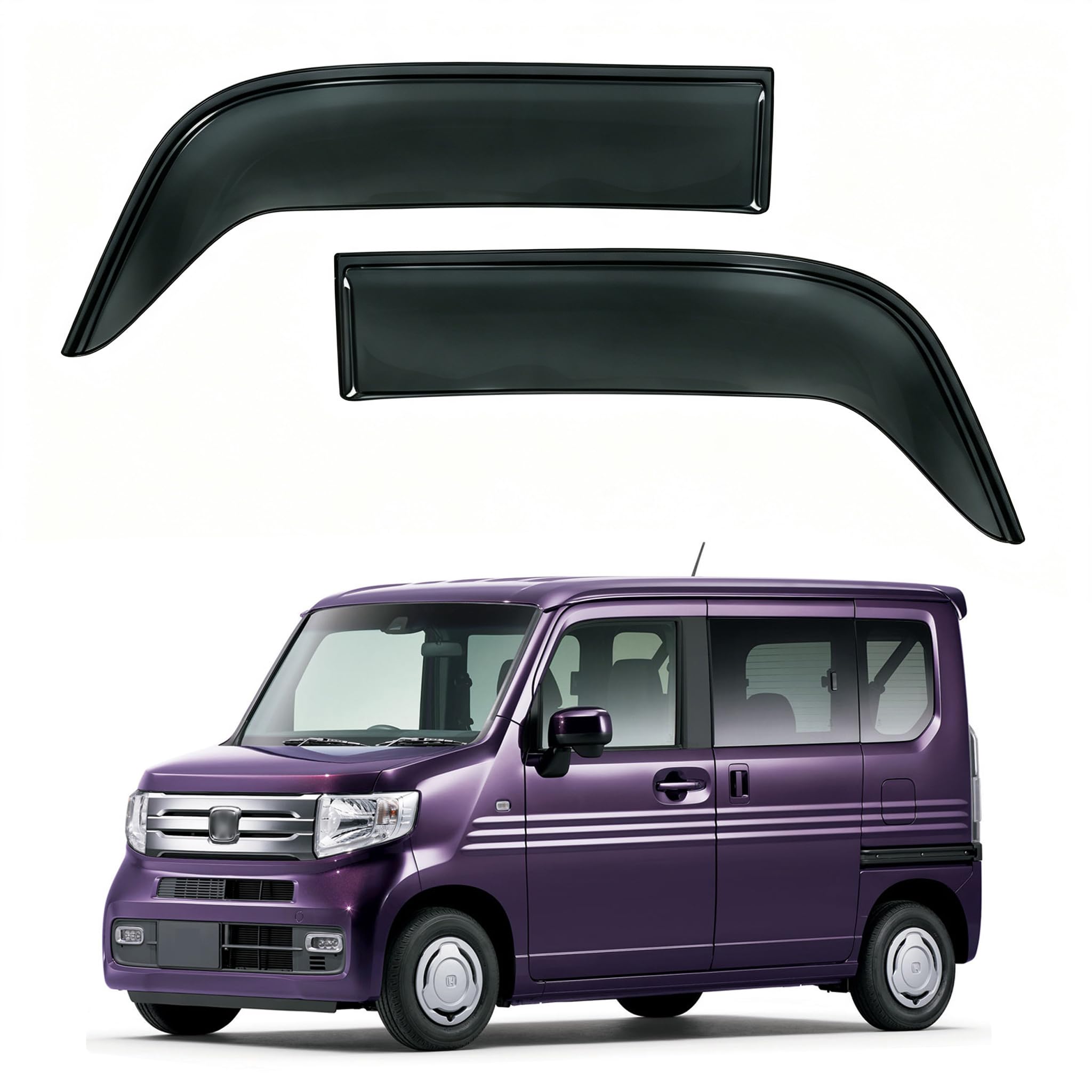 Amazon | YORKNEIC サイドバイザー ホンダ対応 N-VAN エヌバン JJ1/JJ2