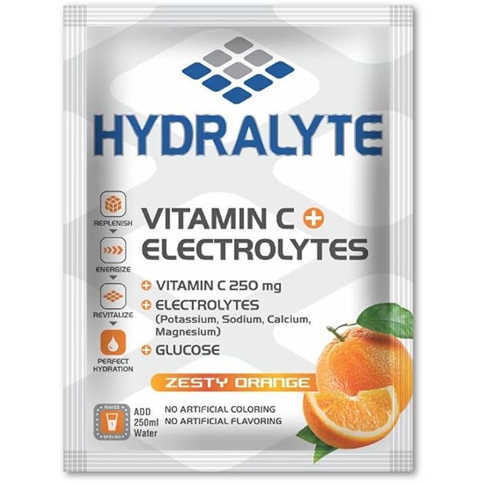 Buy Hydralyte Vitamin C + Electrolyte Hydration Sports Drink Powder Mix