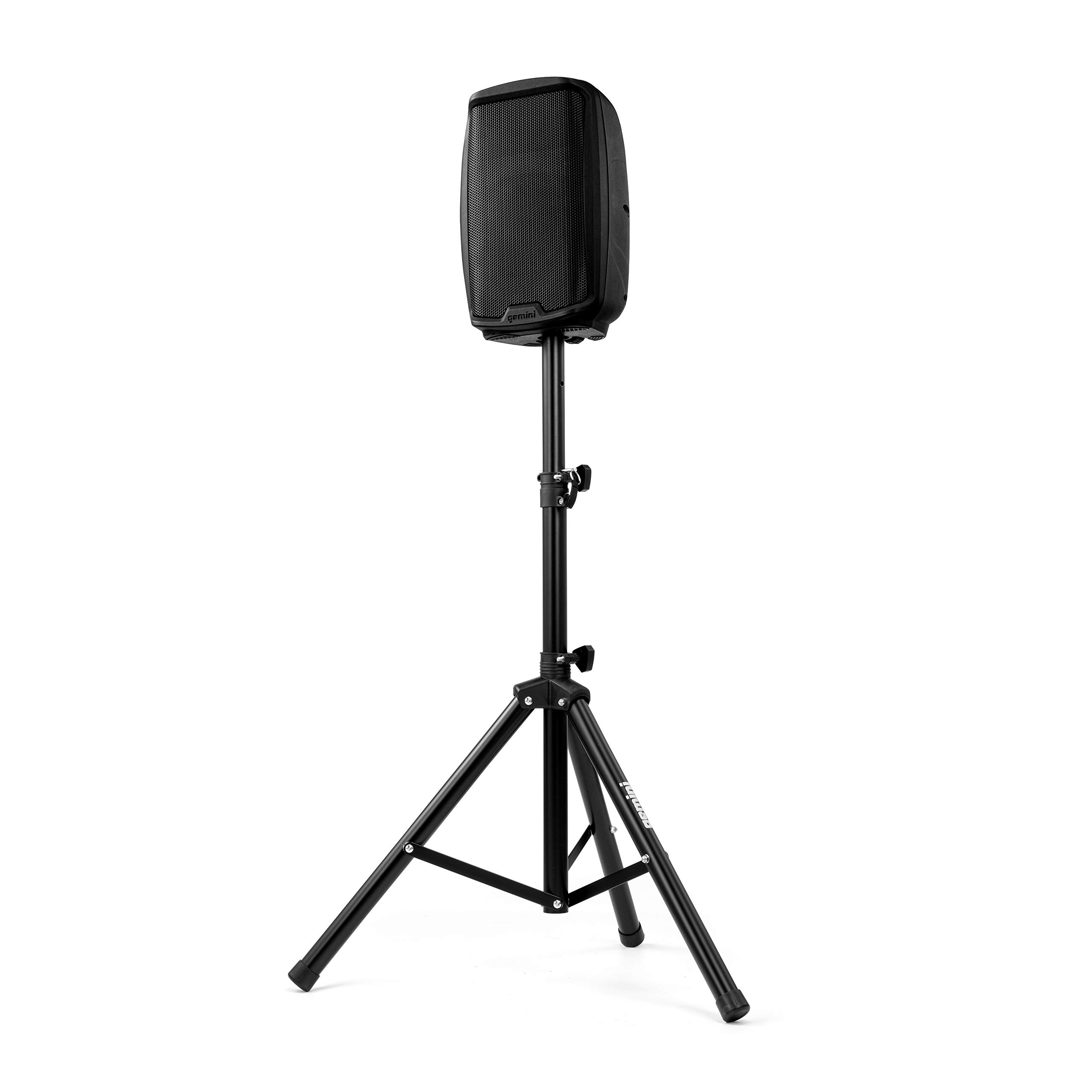 Amazon Com Gemini Sound As 2108bt Active 8 Inch Woofer 500w Watt Dj Monitor Powered Amplified Pa Speakers System With Bluetooth Wireless Stereo Pairing Onboard 2 Channel Mixer Handles And Portable Fly Points