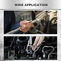 Vista 7 de Juego de llaves de vaso E-Torx invertidas de 17 piezas, acero Cr-V de impacto prémium E4 - E24 Star hembra para llave de impacto 1/2 3/8 1/4 Kit