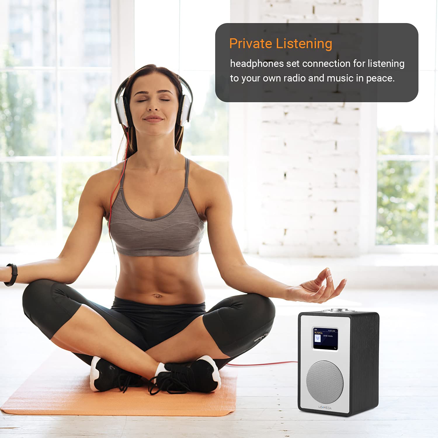 LEMEGA CR4 DAB/DAB+ and FM Digital Radio,Bluetooth DAB Radio,Dual