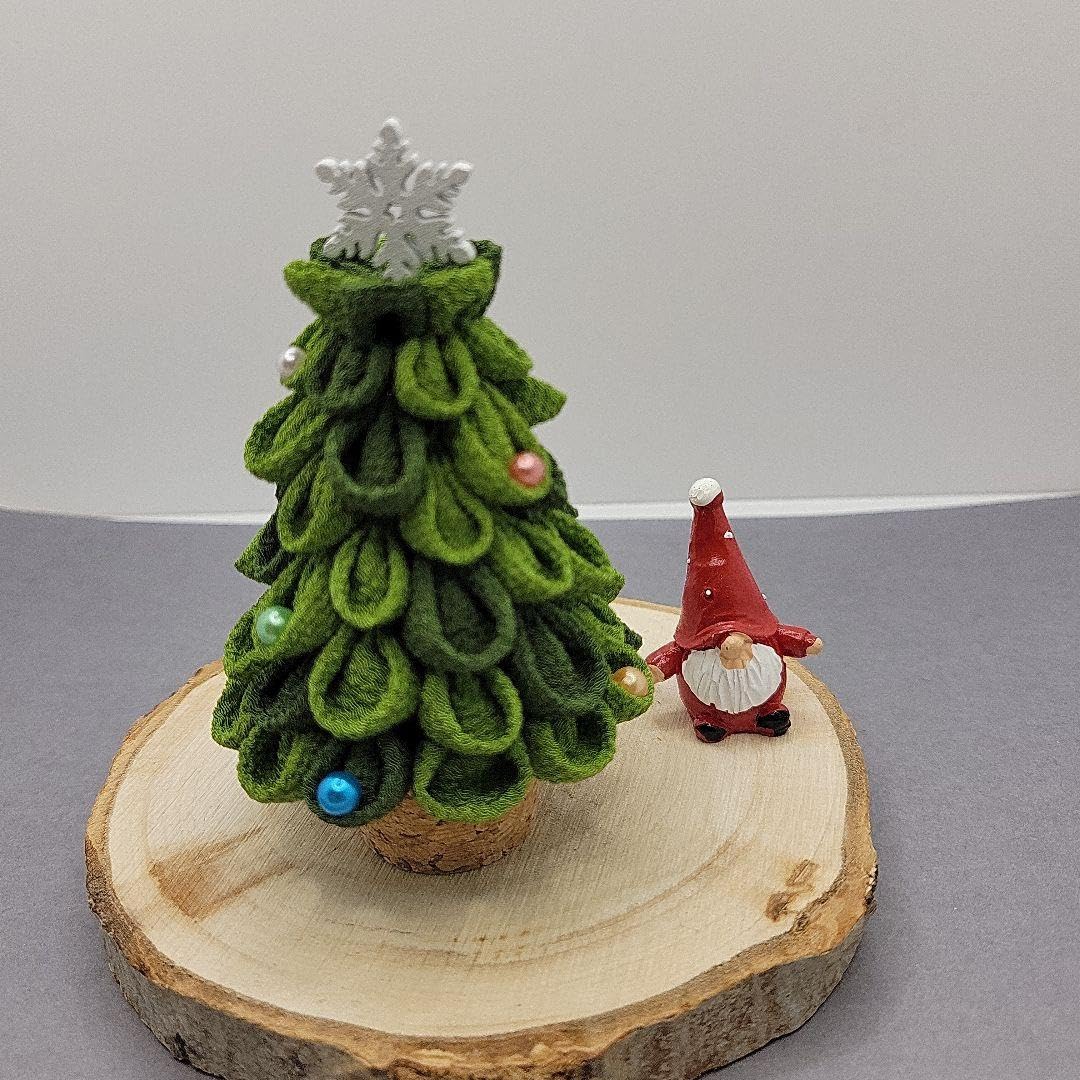 Amazon | ちりめんつまみ細工 クリスマスツリー S⑧ | クリスマス