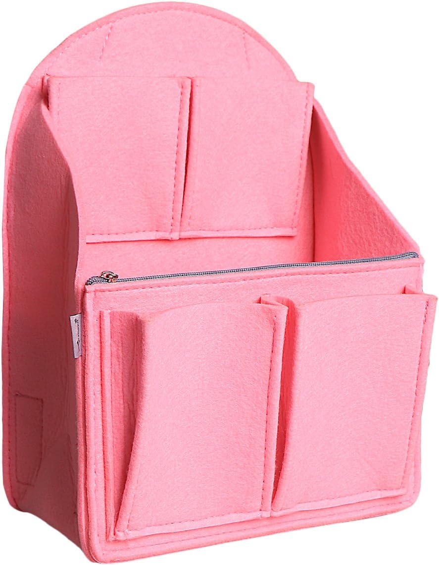 Shidan Felt Insert Fabric Backpack Organizer, Multi Pocket Bag in Bag Organizer for Backpack
