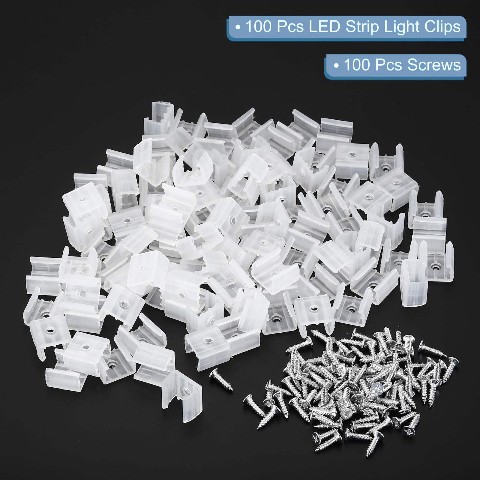 TOP-VIGOR 100Pcs LED Strip Light Clips - Image 3