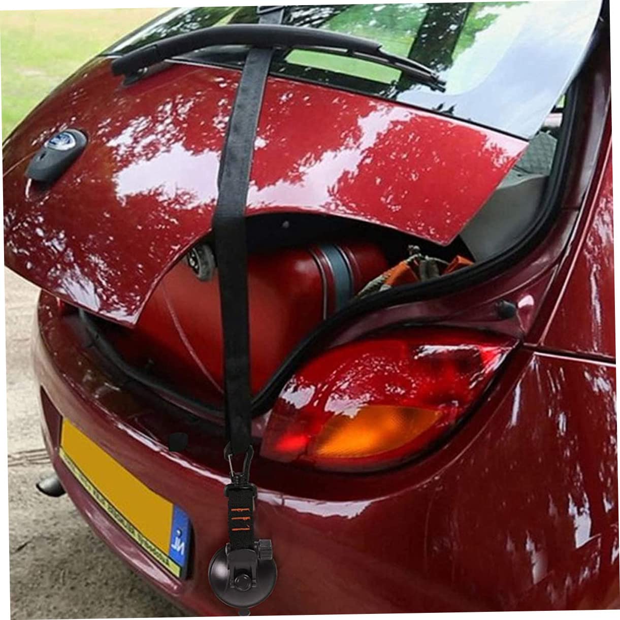 6 Stück Autofenster Saugnapfhaken aus Abs für Camping und Sommerfest Robuste Wiederverwendbare Haken zur Befestigung von Zelten und Sonnensegeln Am Auto