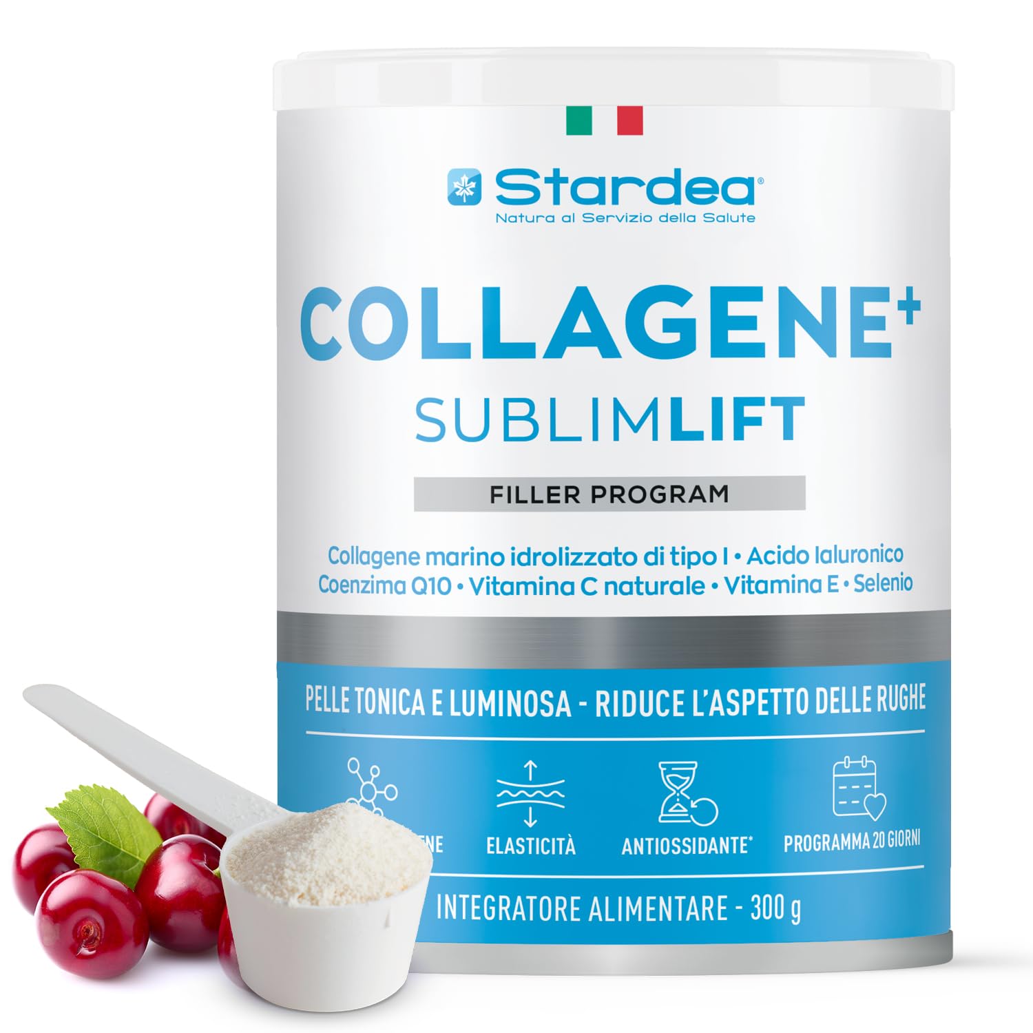 Collagene In Polvere Sublimlift 12 g - Acido Ialuronico - 300 g STARDEA