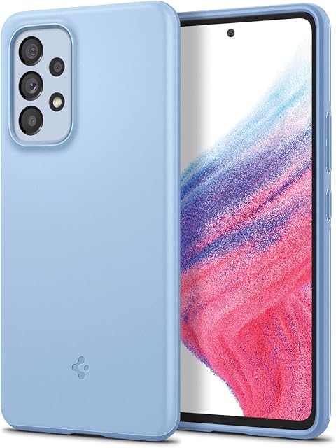 Spigen Thin Fit Case Compatible with Samsung Galaxy A53 5G - Cream Blue