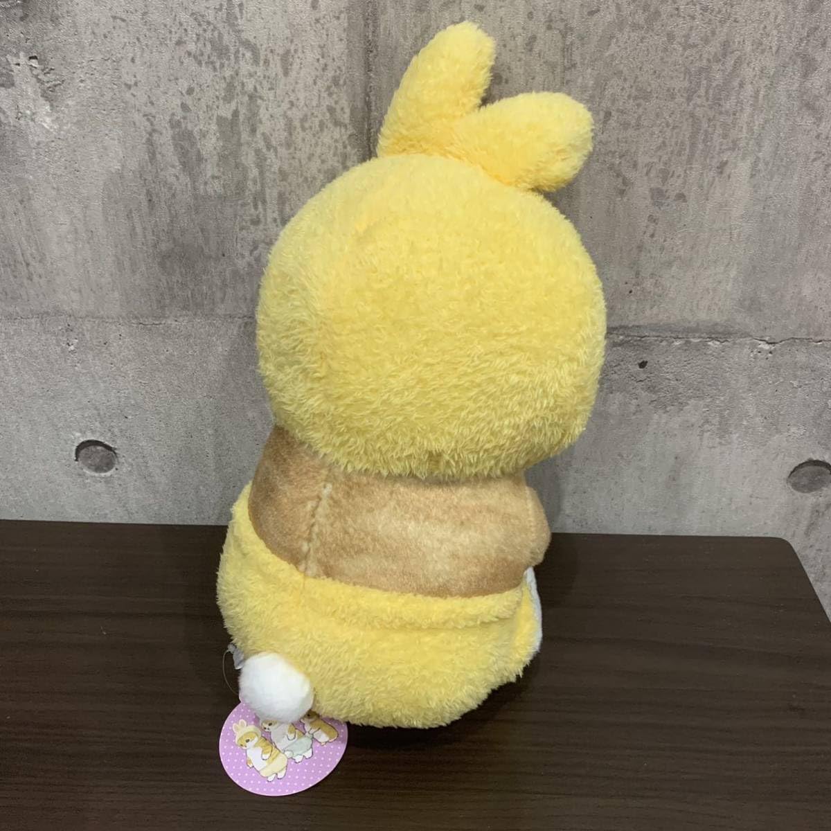 新品　ｍｏｆｕｓａｎｄ　うさぎにゃん　ＢＩＧぬいぐるみ　モフサンド mofusand - mofusand 着ぐるみにゃん BIGぬいぐるみ うさぎ トラ
