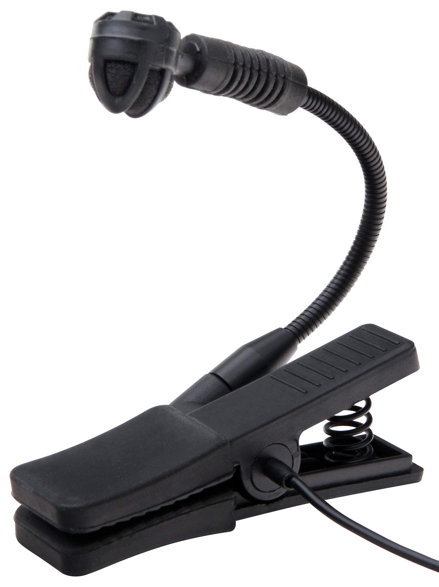Pronomic IM-10 Microfono per Fiati, Microfono clip per strumenti a fiato | Condensatore back-electret, Caratteristica polare: omnidirezionale, Risposta in frequenza: 20 - 20.000 Hz, Clip in gomma