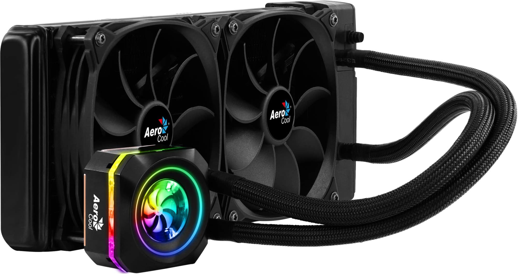 Aerocool PULSE L240 – Liquid Cooling RGB, TDP 400, 2 Fans 12 cm