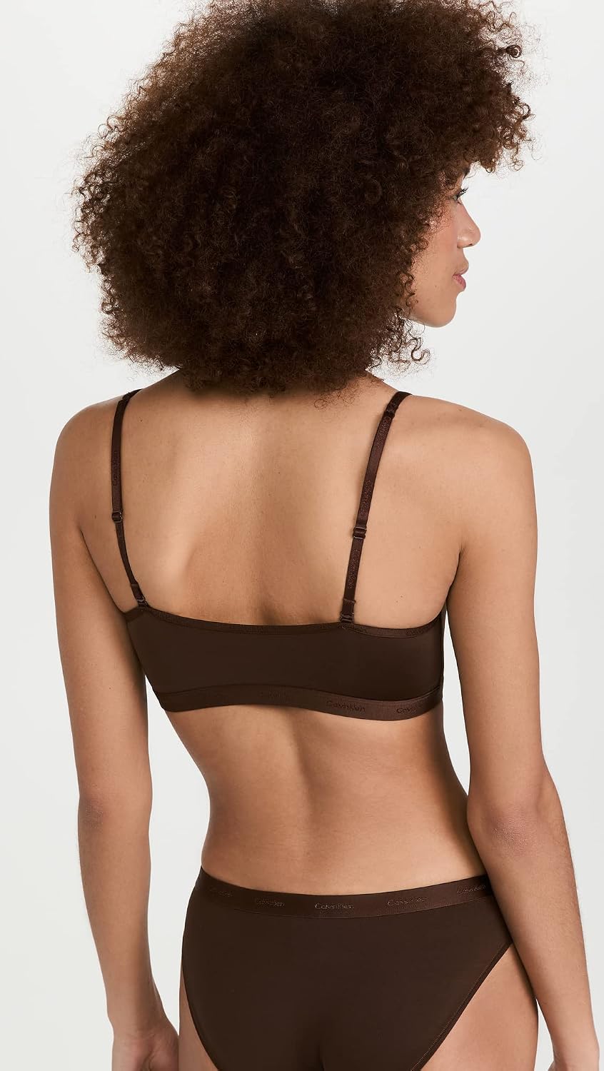 Calvin Klein New Comfort Logo Unlined Bralette
