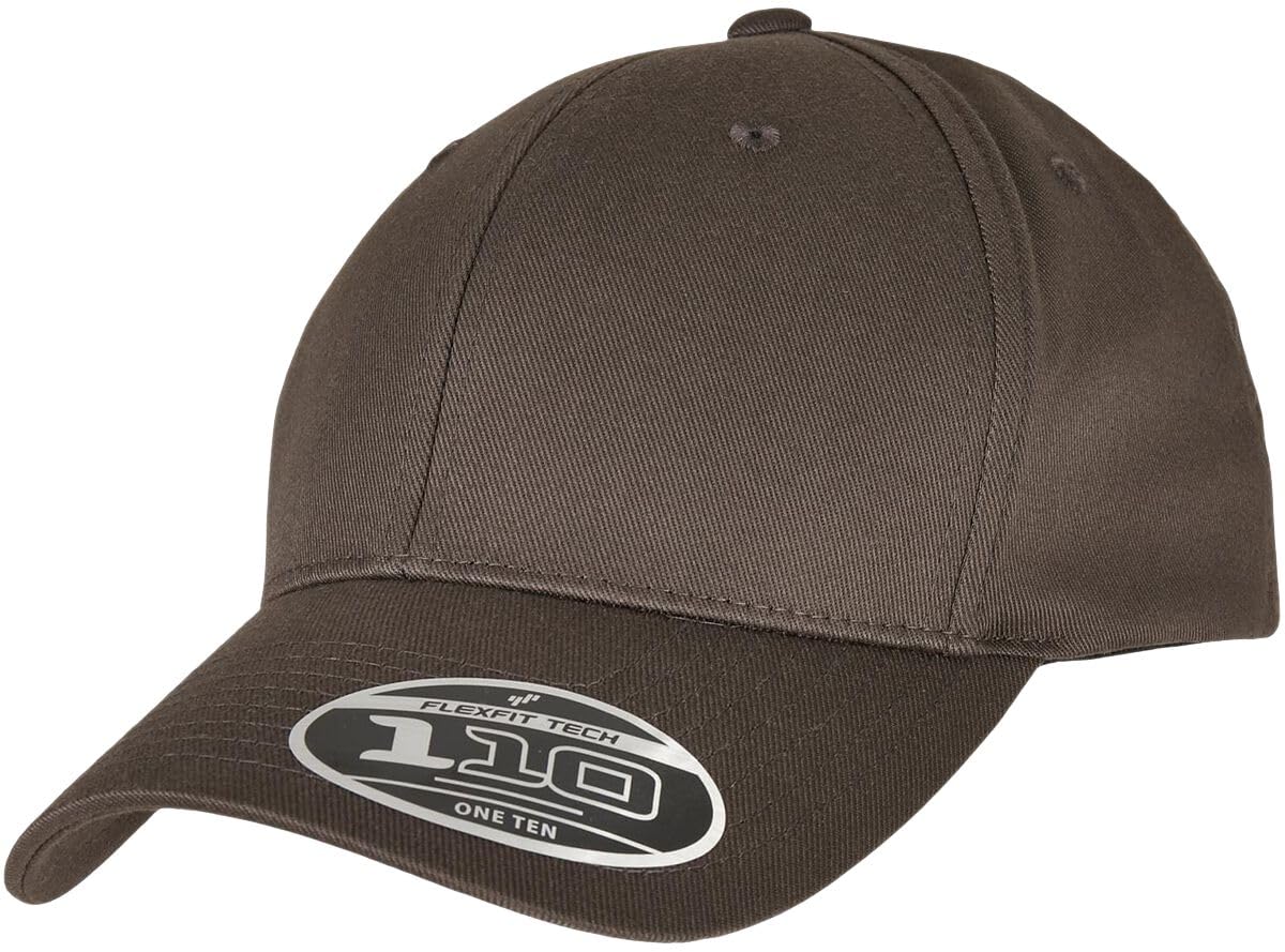 Flexfit 110 Snapback Cap (One Size) (Dark Grey)