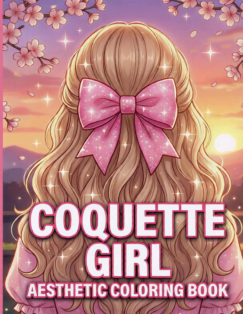 Coquette Girl Coloring Book: An Aesthetic Coloring Book for Teen Girls and Adults Featuring Cute Bows, Trendy Fashion, Soft Girl Vibes, and Relaxing Patterns for Stress Relief