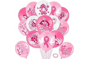HOWAF Breast Cancer Awareness Decorations Balloon