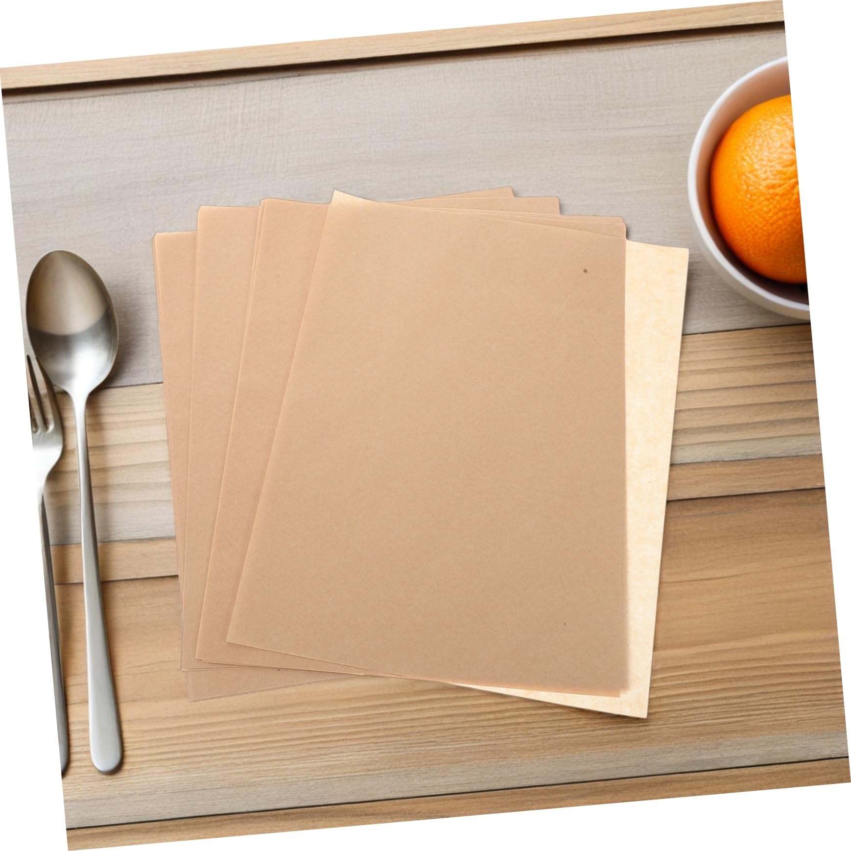 500piezas Bandeja De Horno Papel Vegetal Papel Antigrasa Para Hornear De Para Repostería Para Pizzas Frituras y Barbacoas