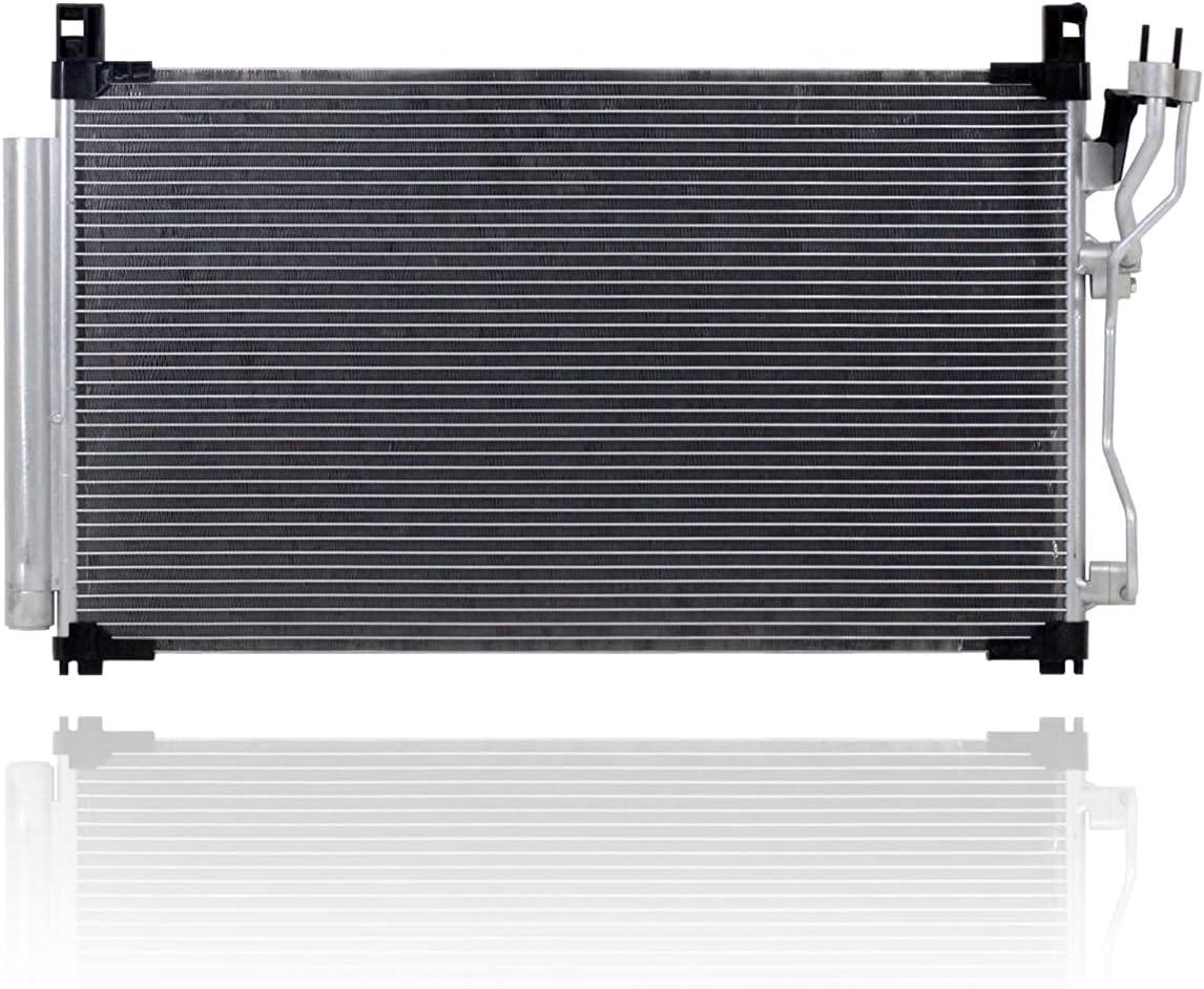 A/C Condenser - Pacific Best Inc. Compatible/Replacement for 4445 15-17 Hyundai Sonata 2.4L - With Receiver & Dryer