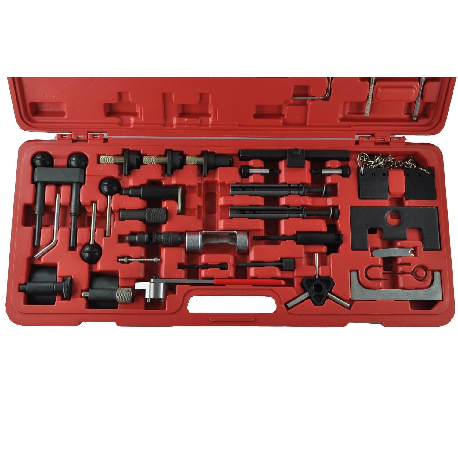 Kit Calado Distribución 36 Pcs compatible con motores Gasolina y Diésel TSX TOOL con Maletín