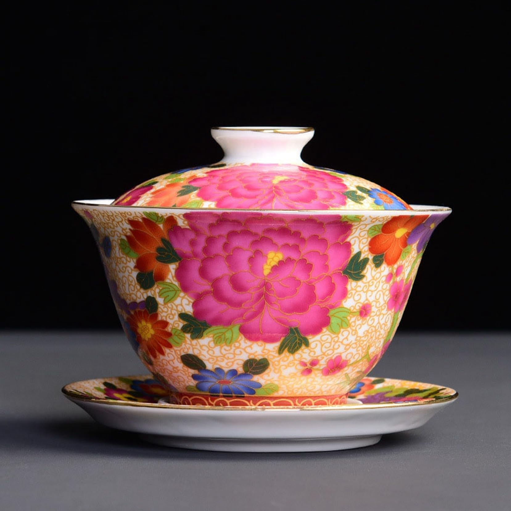 Dragon Motif Ceramic Tea Cup 280ml