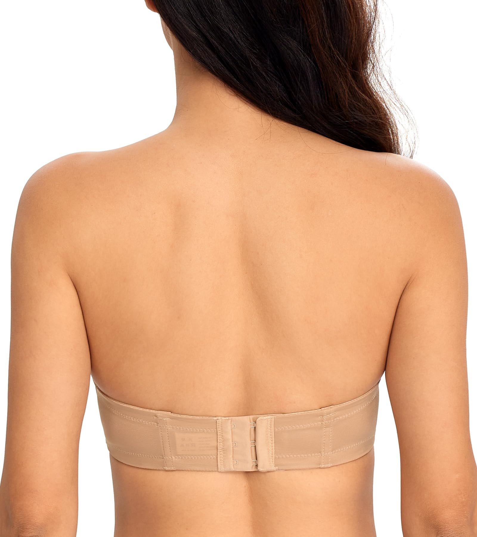 DotVol Sujetador Invisible Ajustable sin Tirantes para Mujer con Aros Push up Multiposiciones