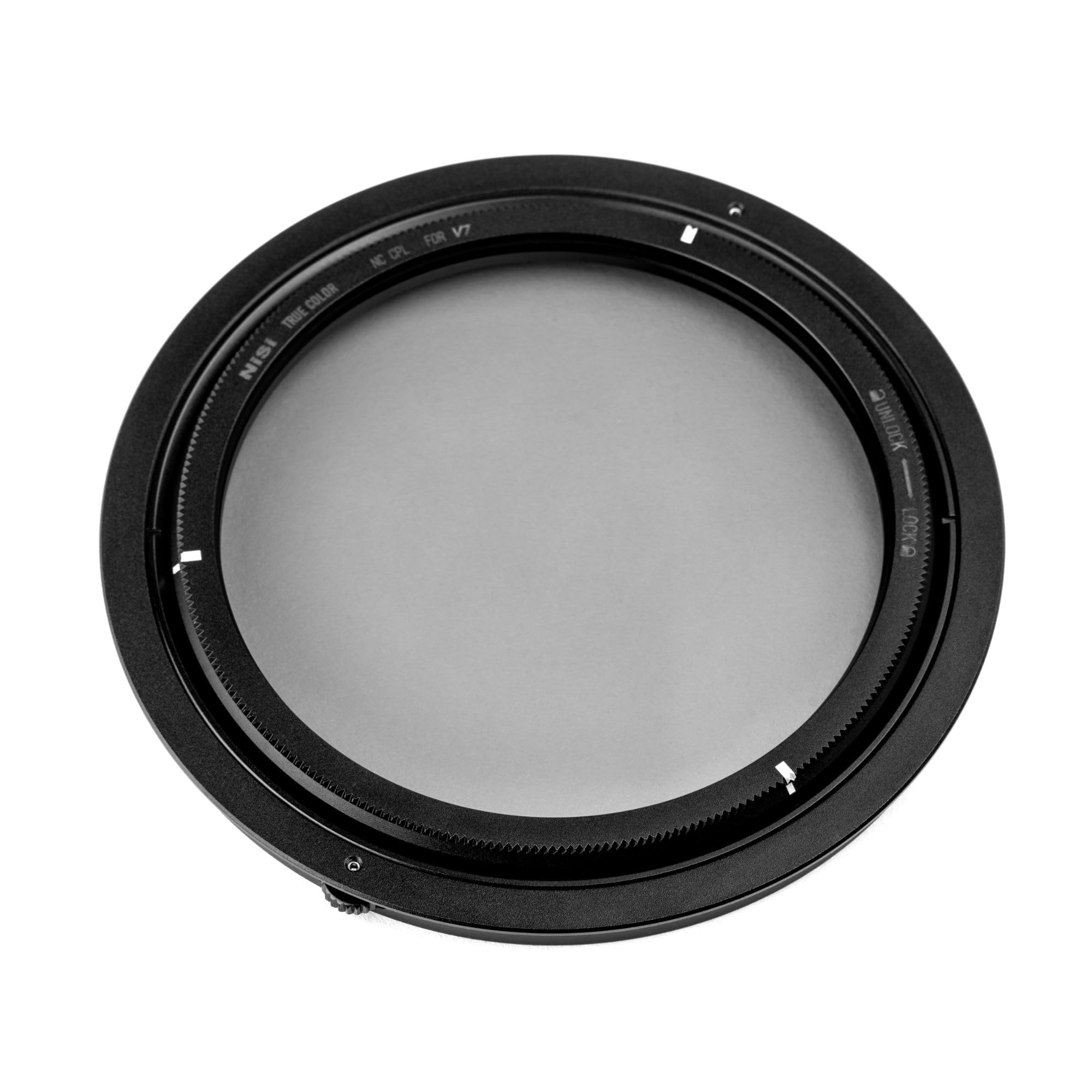 NiSi Kit portafiltro V7 da 100 mm con True Color CPL, con anello adattatore da 67-82 mm, 72-82 mm e 77-82 mm