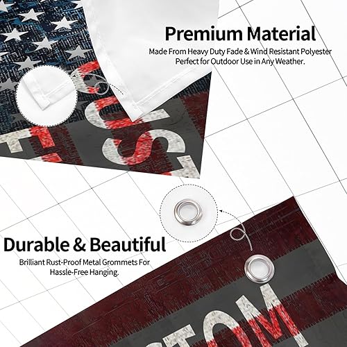 Miniatura 5 de Bandera personalizada (2 x 3/3 x 5/4 x 6/5 x 8 pies), impresión de una sola cara/doble cara. Añade tu propia foto/logotipo/texto, regalos