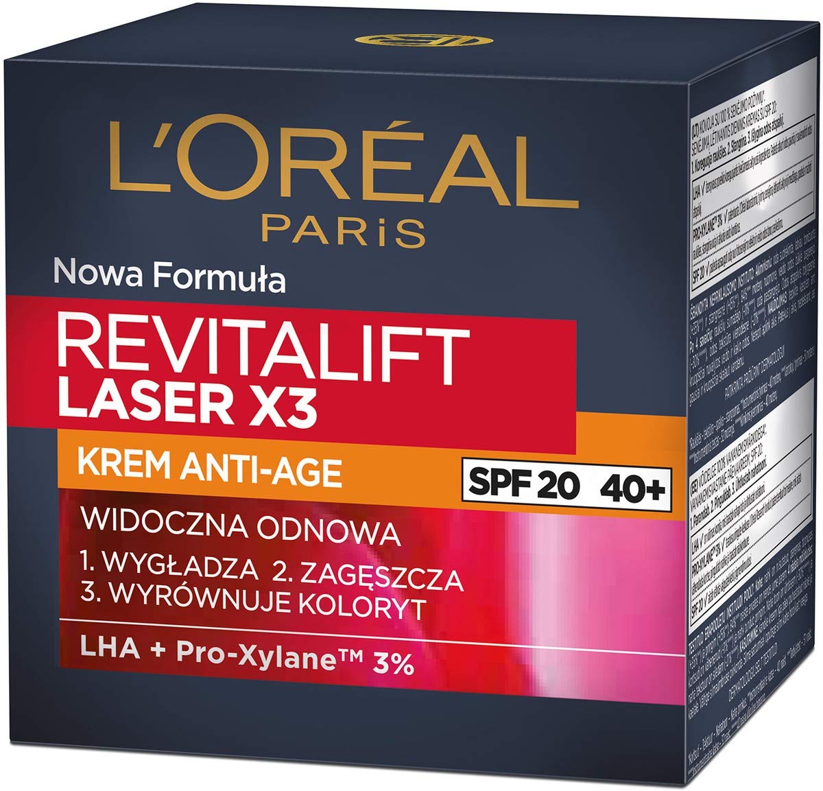 L'Oréal Paris Revitalift Laser SPF20 Krem na dzień 50 ml