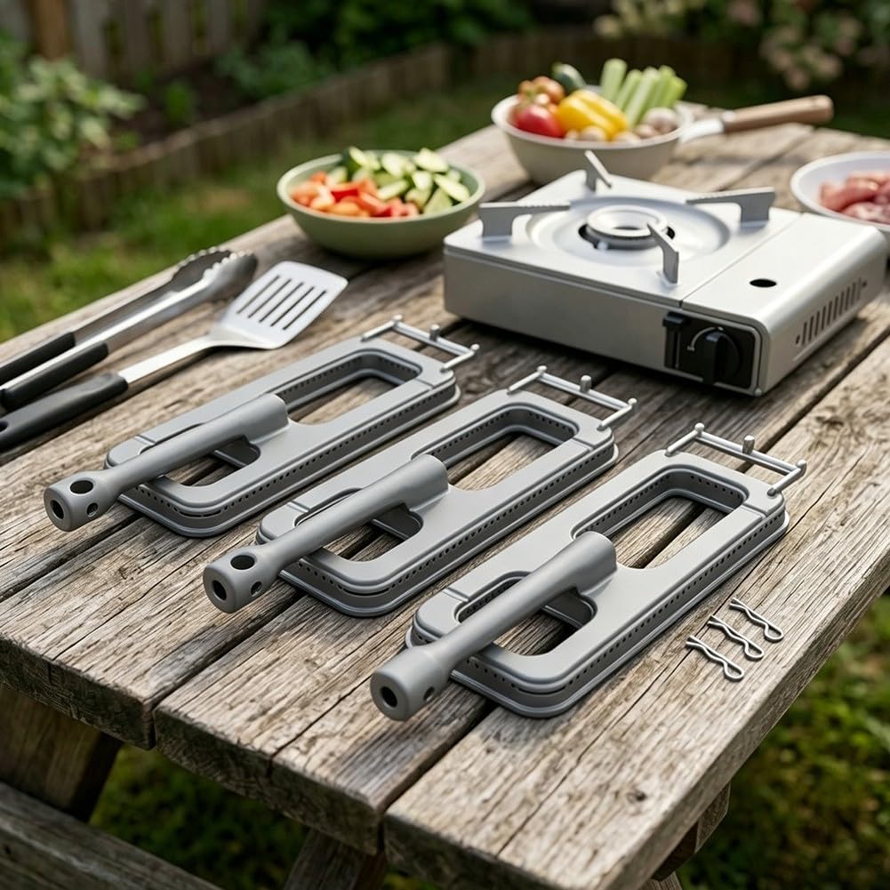 Brûleur BBQ Acier 304 15.8" Distribution Chaleur Brûleur BBQ(1pc)