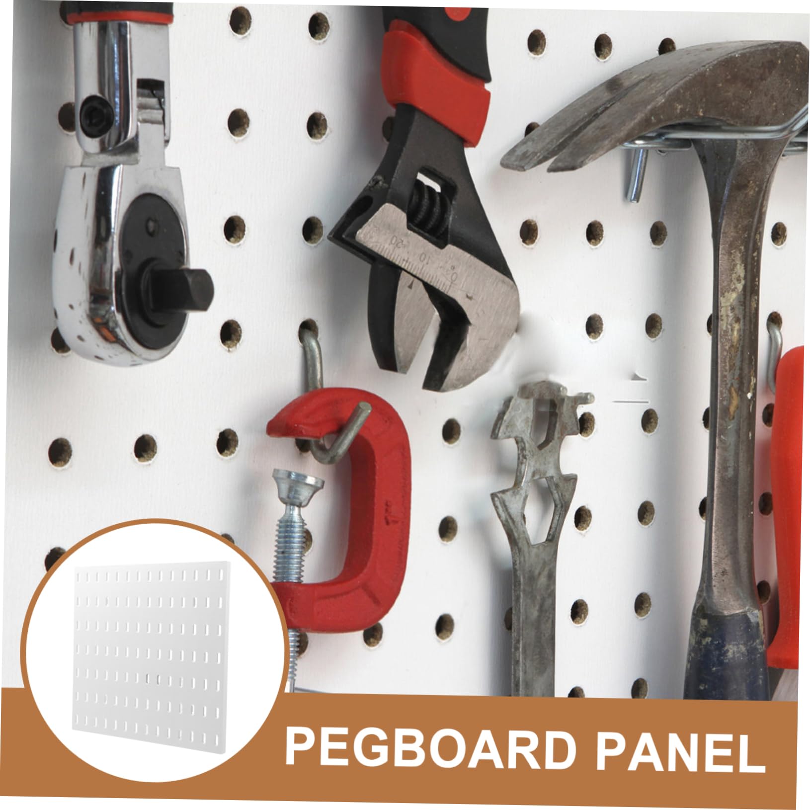 CIYODO Garage Wall Panels Plastic Pegboard Wall Organizer Simple Install Rack