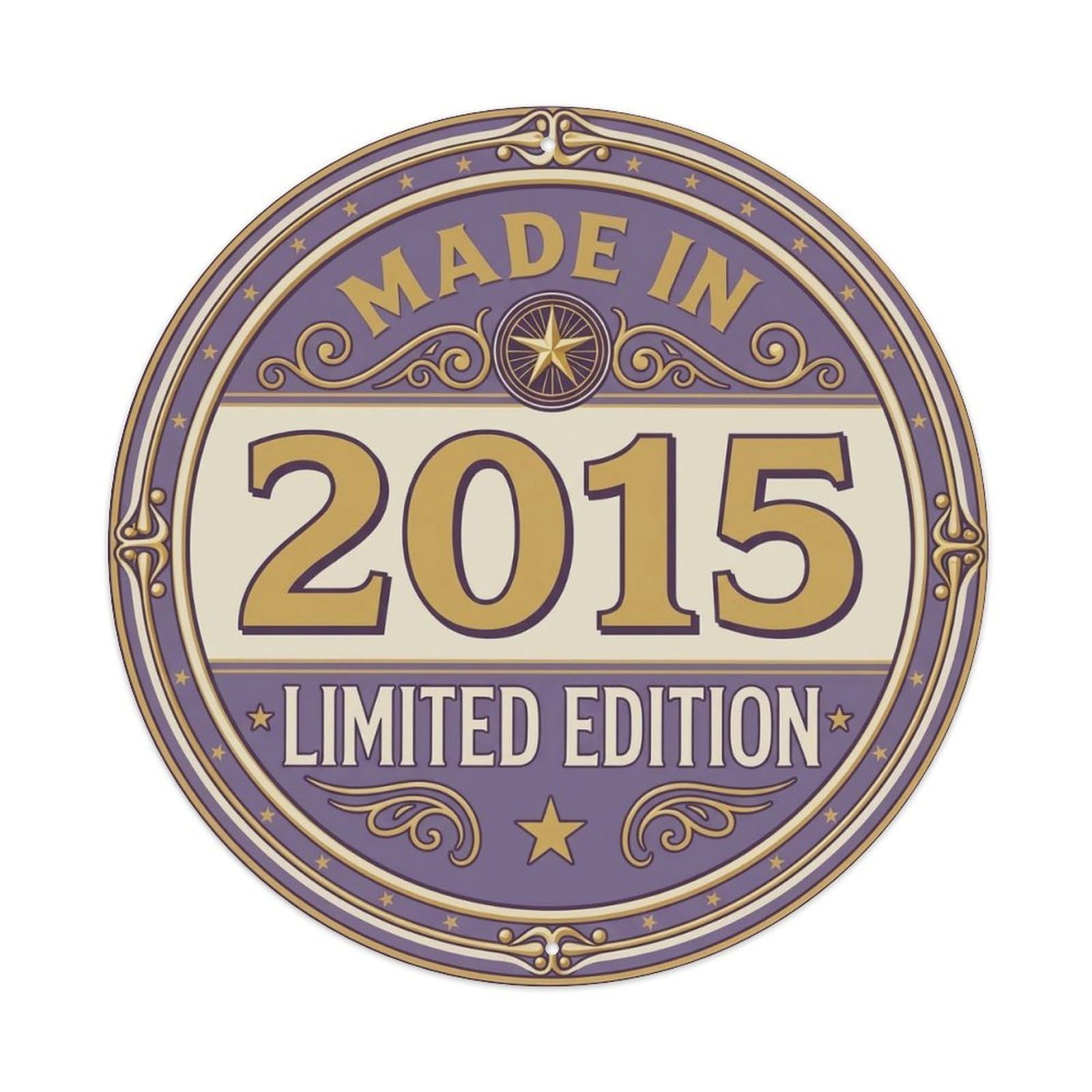 Okahys 8X8inch(20X20cm) Made In 2015 Limited Edition Metal Tin Sign