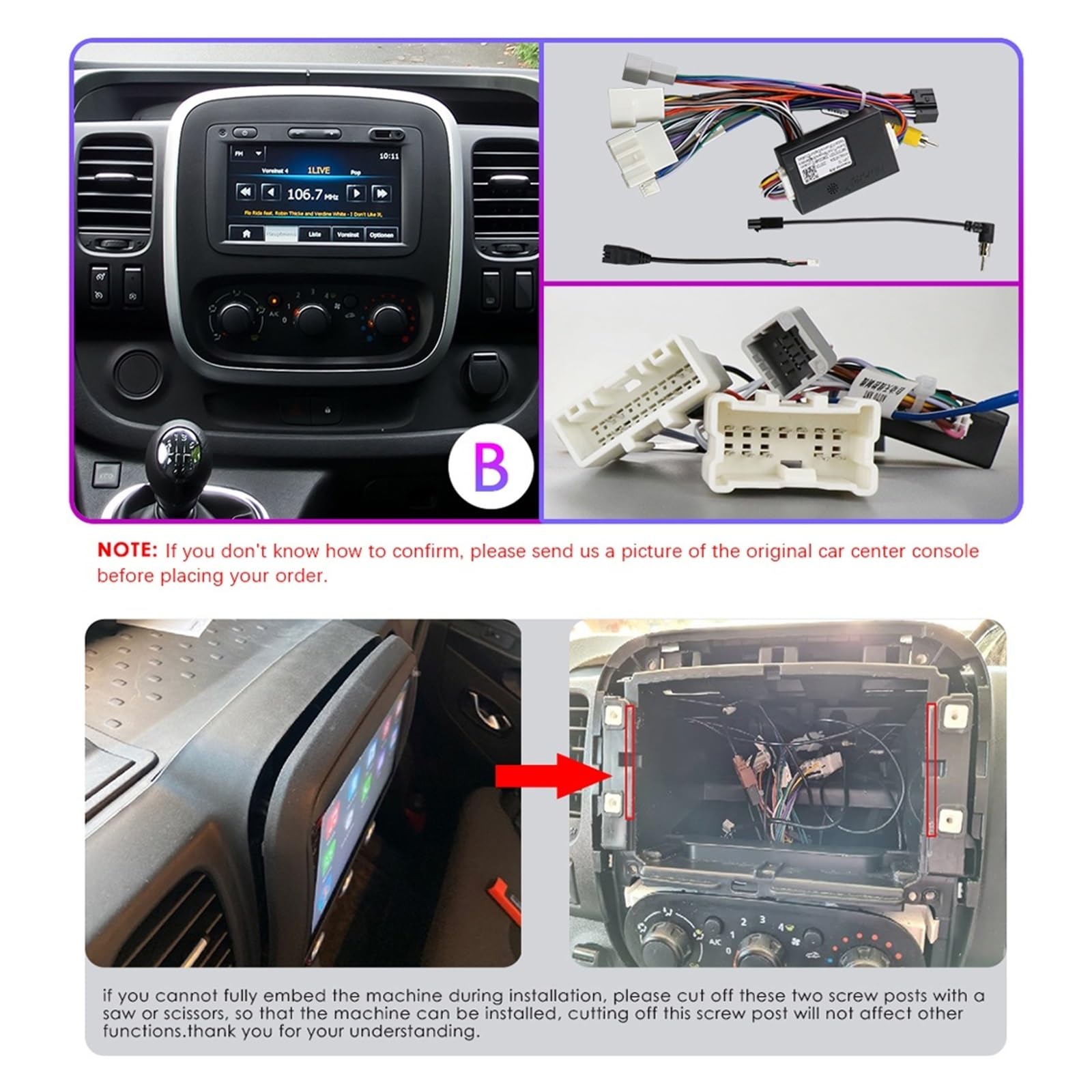 Nawigacja satelitarna Radio Samochodowe Odtwarzacz Multimedialny Wideo Automatyczna Nawigacja GPS(HC1 (1G 32G) Type B)