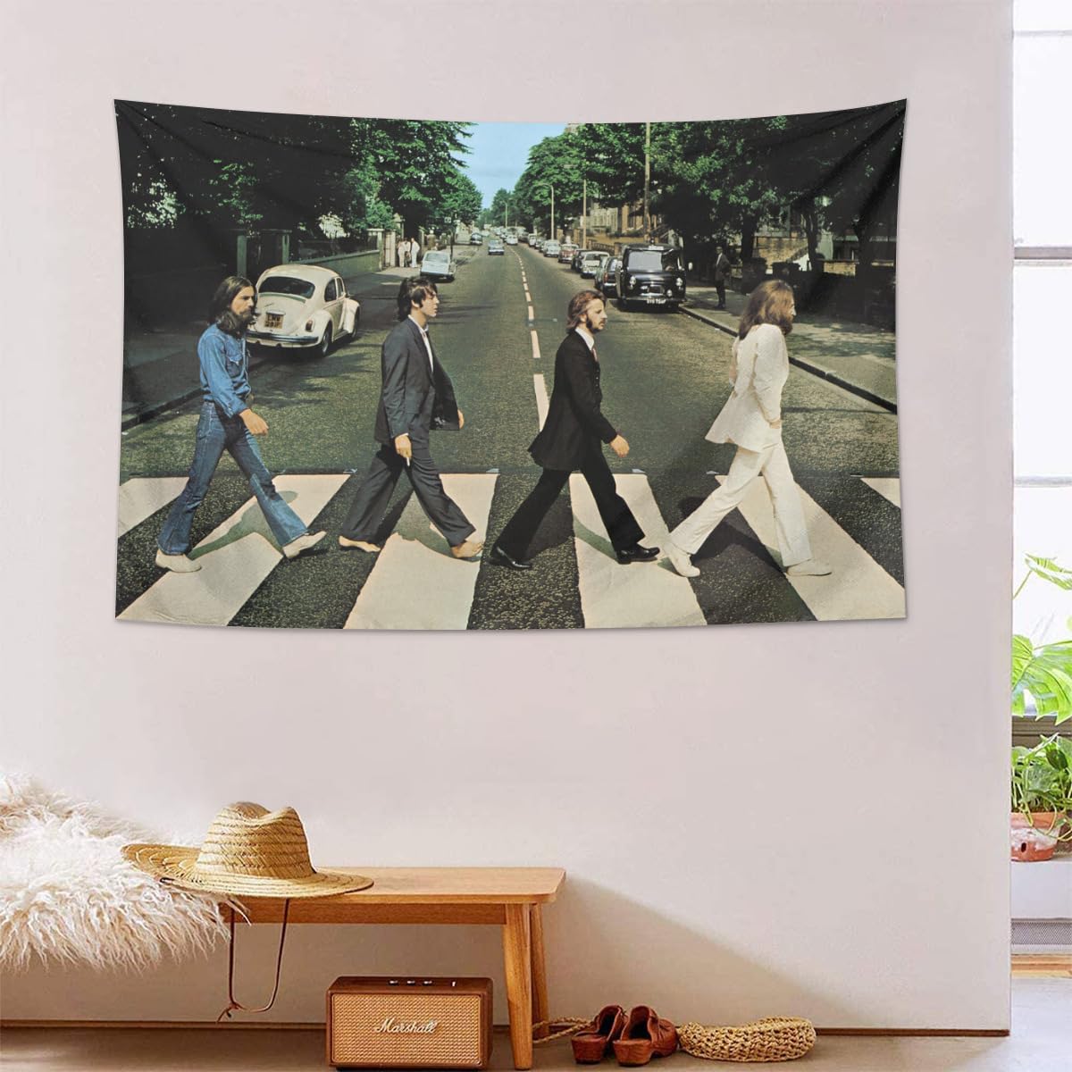 Amazon.co.jp: タペストリー ザ・ビートルズ 壁飾り 壁掛け 布ポスター
