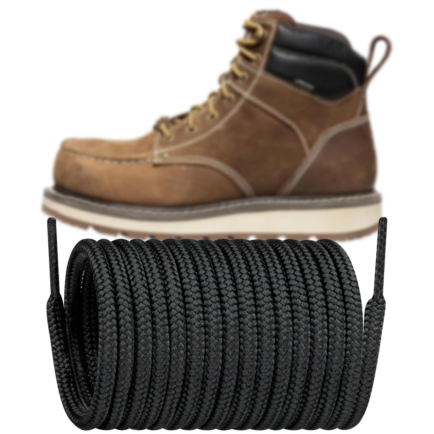 EndotoShoelaces for Keen Boots Round Replacement Shoe Laces Work Hiking Hunting Shoes Strings