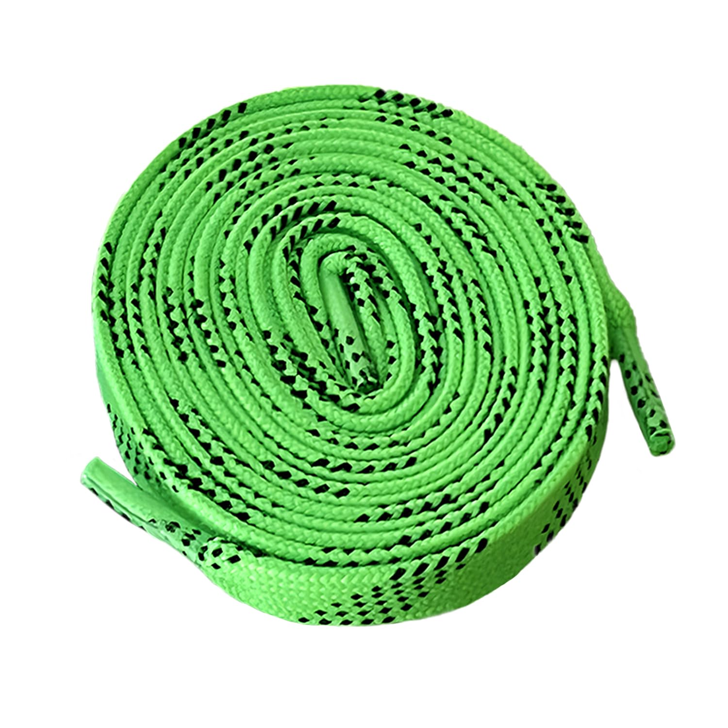 1 paire Lacets de Hockey Ciré, Lacets CiréS Pour Patins De Hockey Lacets Ruban Plats Lacets Plats Professionnels Bottes et Chaussures de Sport Pour Le Sport Le Ski Le Hockey (Vert)