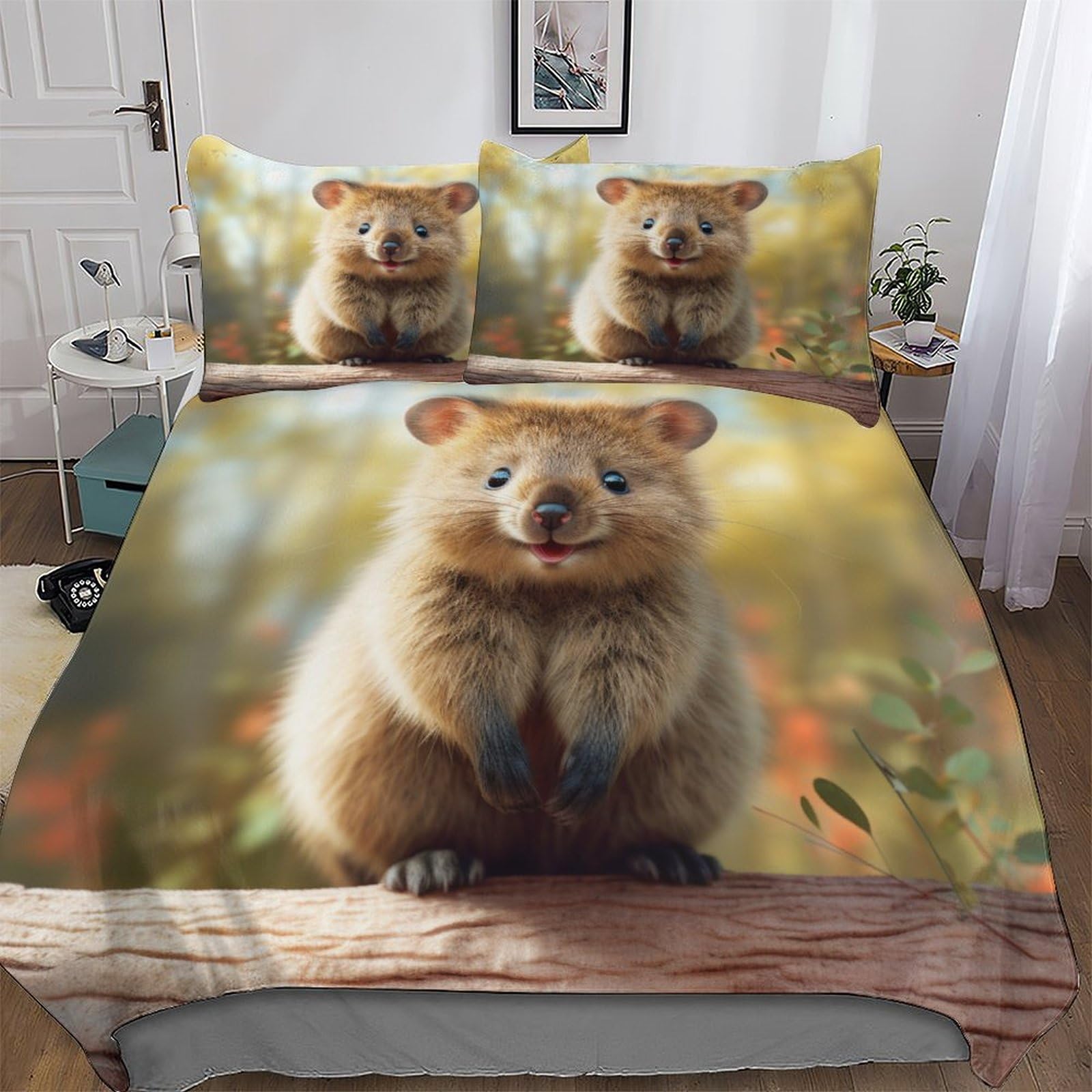 Housse de couette Quokka super douce contre les nuits agitées des enfants et adultes