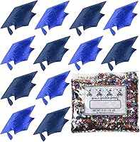 Vista 157 de Confeti Grad Cap Negro, Púrpura Combo - 2 bolsas de media onza (1 oz) (8400/8412)