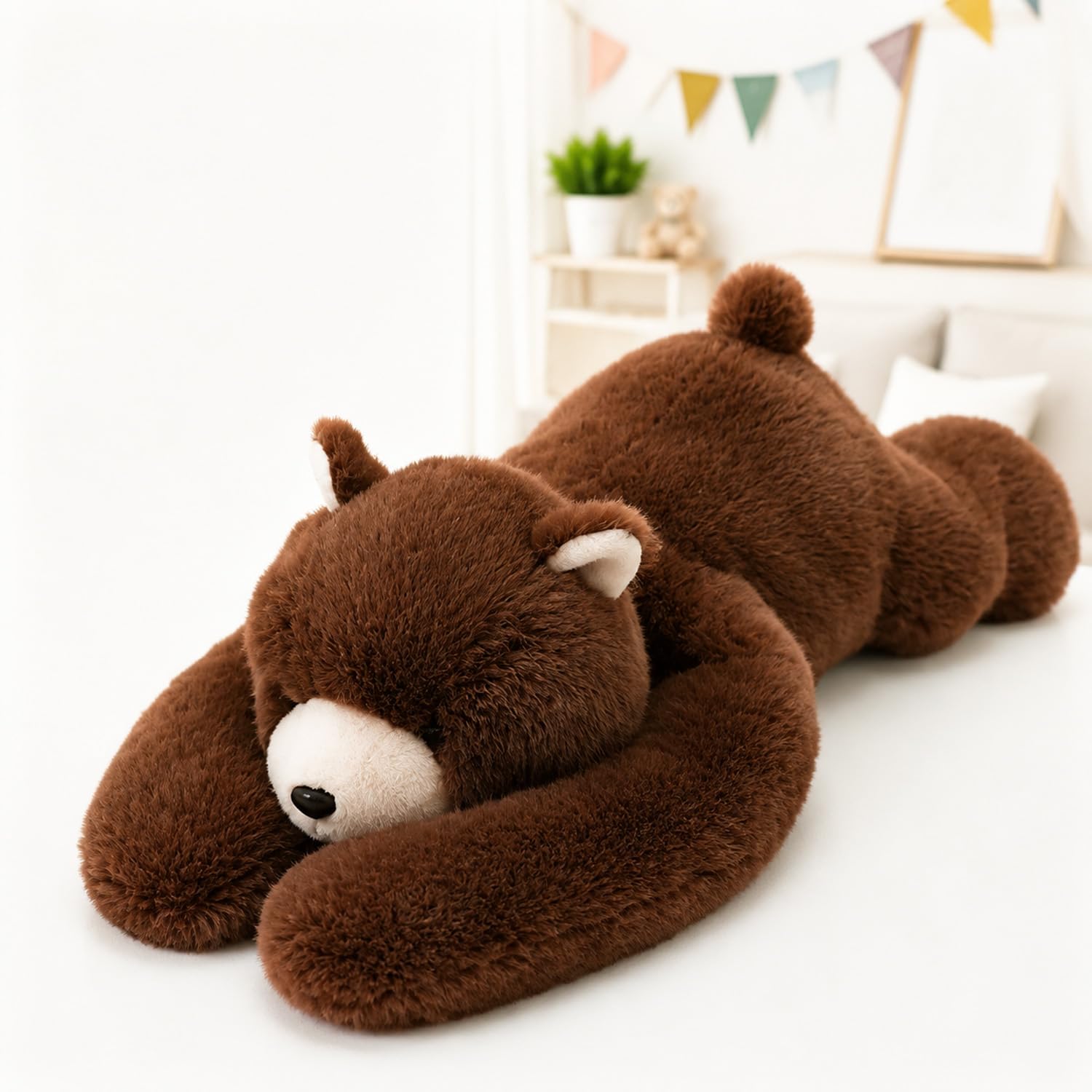 Heyhaho Weighted Plush Animals, Weighted Plush Teddy，Brown Bear：65CM