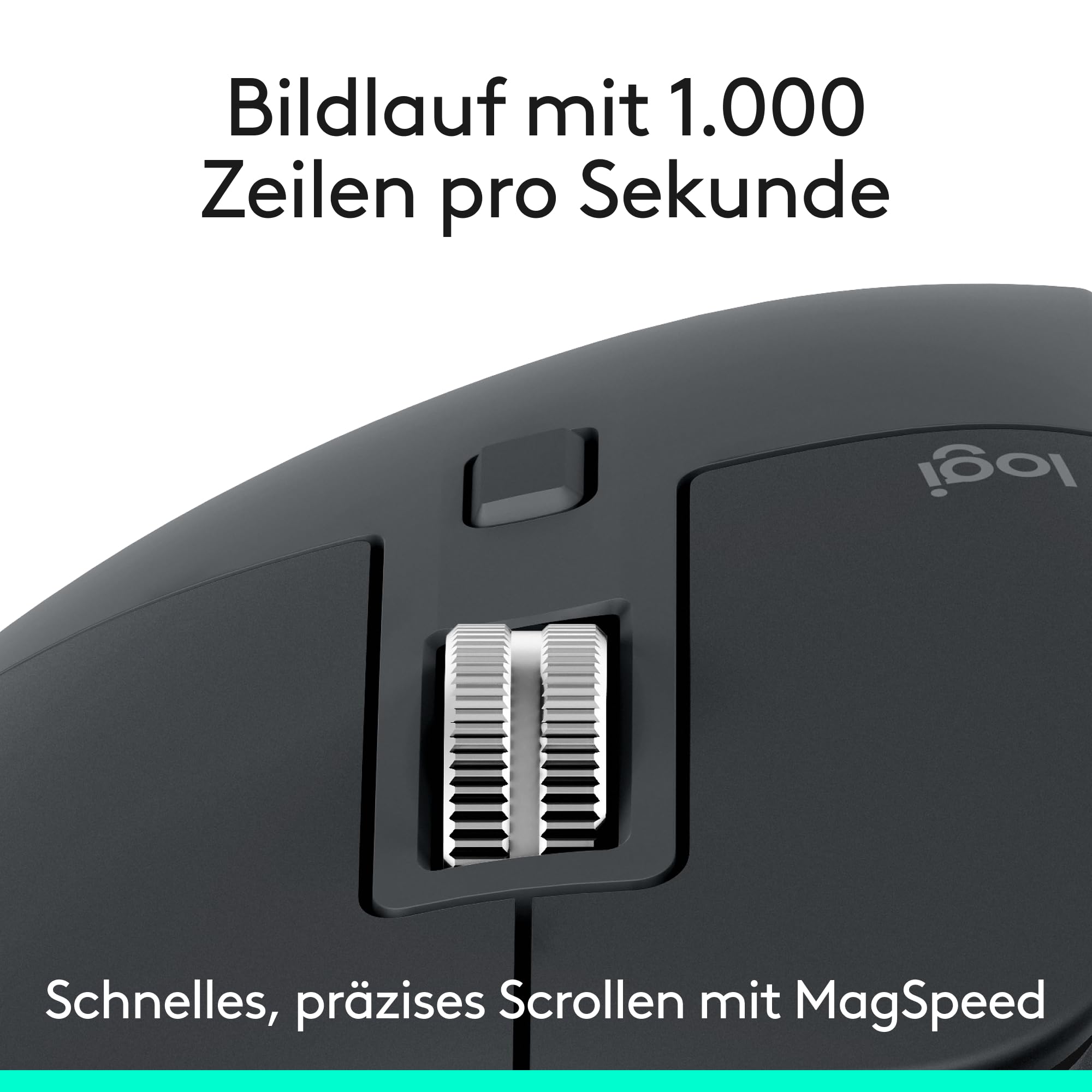 Logitech MX Master 3S 2025 – Bluetooth Kabellose Hochleistungs-Maus, ultraschnelles Scrollen, Erg... Ansicht 3