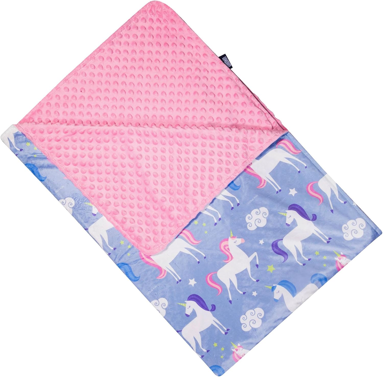 Wildkin Plush Throw Blanket – Soft & Cozy Comfort, Ideal for Toddlers, Travel & Daycare - Unicorn