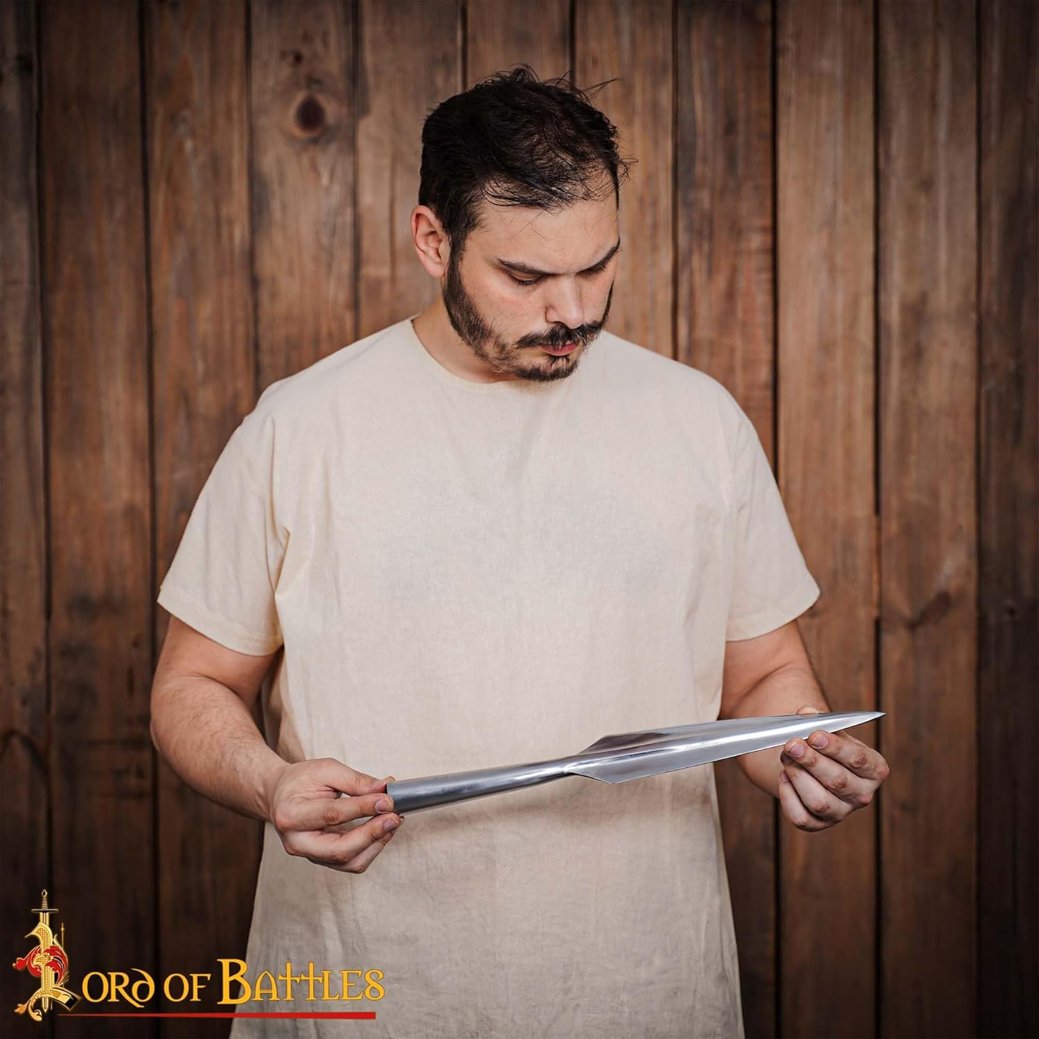 Medieval Spear Head Hand Forged from Carbon Steel Functional Viking Spearhead Combat Battle Ready Armor Hunting Lozenge Throwing Spearhead LARP SCA