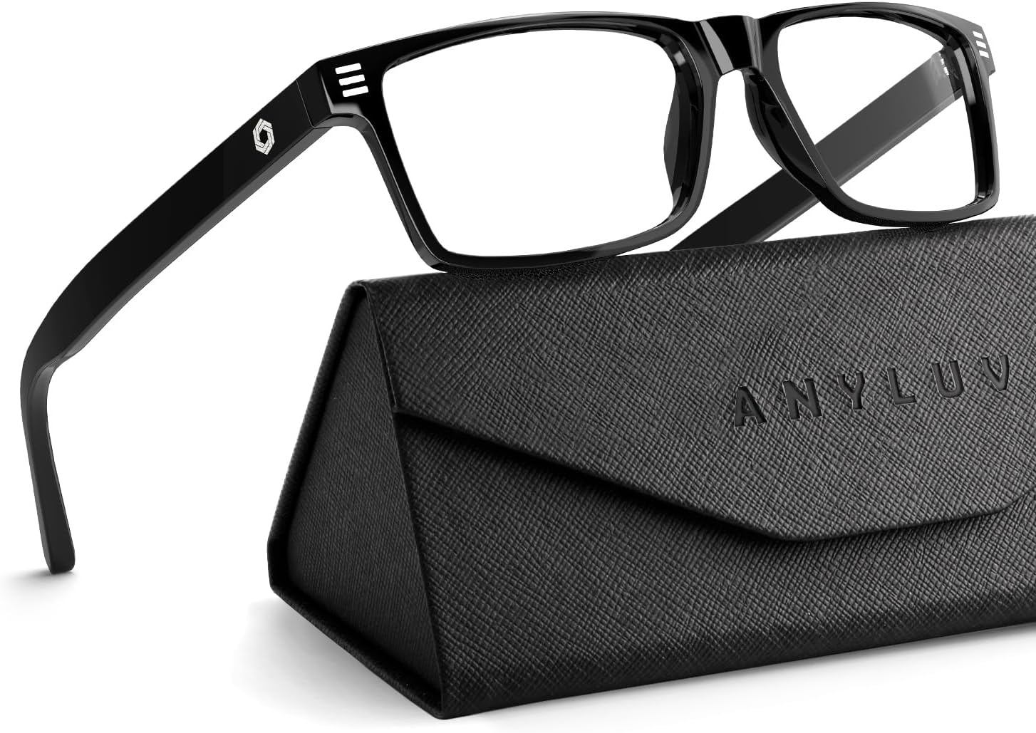 ANYLUV Blue Light Glasses Men Woman, Blue Light Blocking Glasses for Computer Gaming, Eye Strain Relief Eye Protection