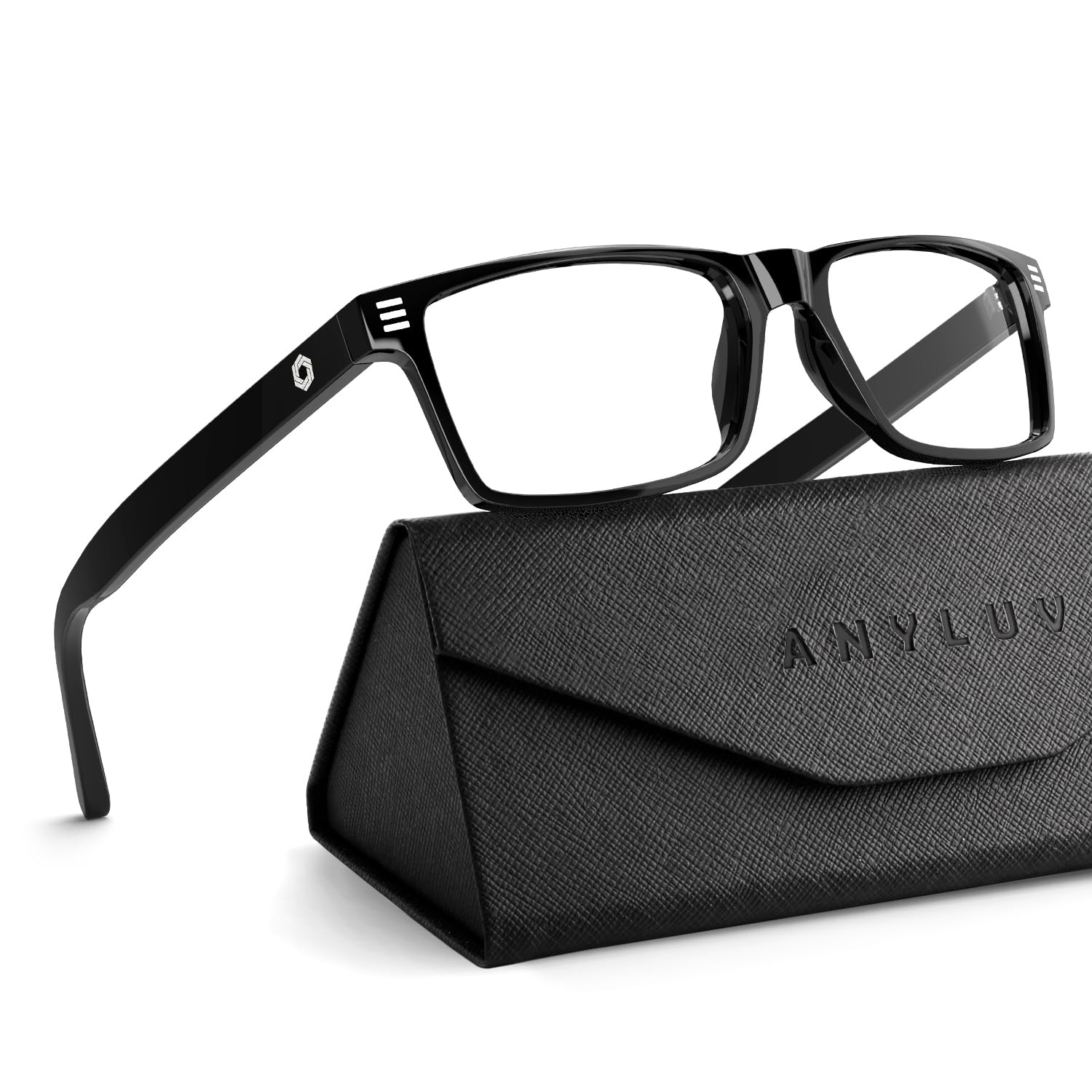 ANYLUV Blue Light Glasses Men Woman, Blue Light Blocking Glasses for Computer Gaming, Eye Strain Relief Eye Protection