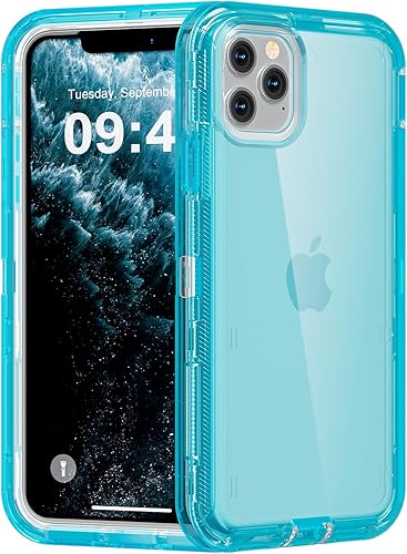 Miniatura 30 de Funda para iPhone 11 Pro Max, resistente a los golpes, protección contra caídas, funda protectora transparente de doble capa compatible con iPhone