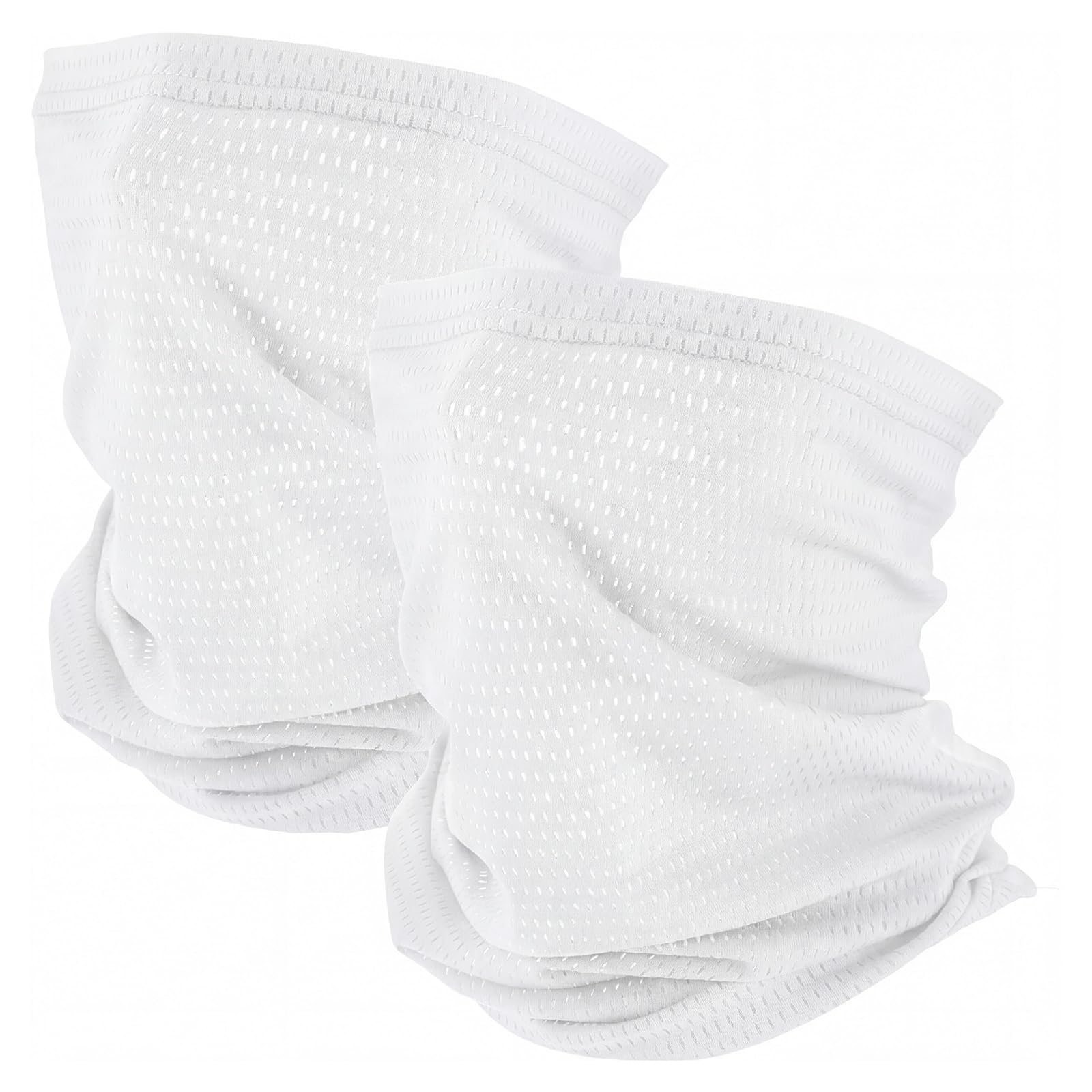Geyoga 2 Pack Cooling Neck Gaiter Summer Breathable Balaclava Face Mask with Mesh Holes UV Protection Sun Scarf for Men Women